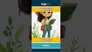 🇬🇧🇸🇰 botanist  botanik  vocabulary builder  learn English  naučme sa anglicky [upl. by Edith]