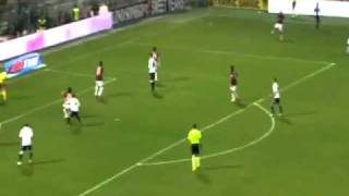 Parma Milan 0 1 Highlights SKY 02102010 [upl. by Beeson]