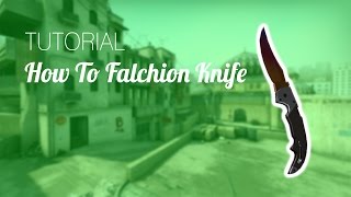 Falchion Knife Animation  Tutorial  CSGO [upl. by Anairuy7]