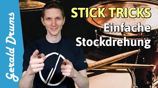 Stick Tricks Einfache Stockdrehung  Gerald Drums [upl. by Mlohsihc]