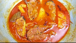 Pangas Fish Curry Recipe  How to make Pangas fish curry  Bengali style Pangas fish recipe [upl. by Yttisahc]