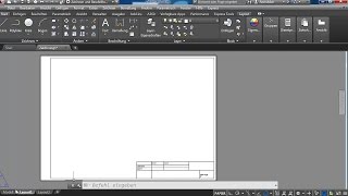 AutoCad 2016 Seiten einrichten Layout anlegen [upl. by Agathy468]