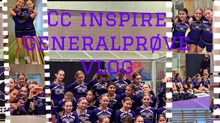 Generalprøve JuleCup 2024  CC INSPIRE  Copenhagen Cheerleaders  Vlog [upl. by Yanarp248]