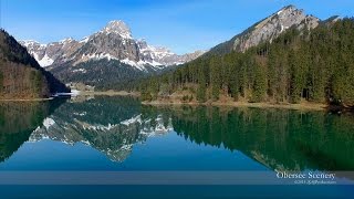 4K Lake Obersee Näfels Glarus SWITZERLAND 湖 [upl. by Mussman]