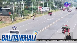 Tricycle nahulog sa gilid ng kalsada Driver na lasing umano sugatan  Balitanghali [upl. by Narahs]