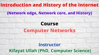 Introduction to Internet  History of the Internet [upl. by Neille]