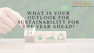 What is the outlook for sustainability for the year ahead [upl. by Carlota]