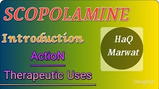 SCOPOLAMINE An Introduction its Action and Therapeutic Uses [upl. by Aretha]