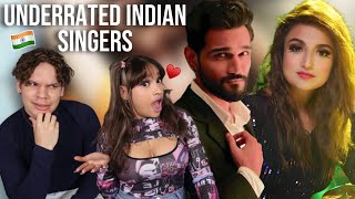 WHO IS HE🤩 Waleska amp Efra react to Underrated Indian Singers Most Popular Songs [upl. by Lori161]