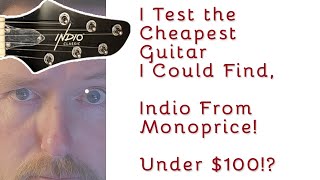 Is this 100 guitar worth a try indio monoprice [upl. by Aehtna]