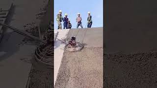 Cement slope protection smoothing process Good tools and machinery can increase work efficiency [upl. by Hallutama]