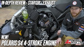 Polaris S4 FourStroke Engine Startup Exhaust InDepth Review [upl. by Hanafee]