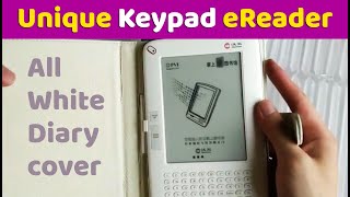 Unique eReader with KeyPad  All white Diary Cover [upl. by Yve928]