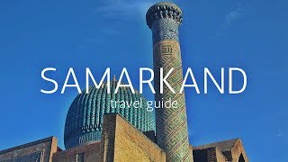 SAMARKAND Travel Guide 🇺🇿  top 5 best places to visit in Samarkand Uzbekistan [upl. by Willard]