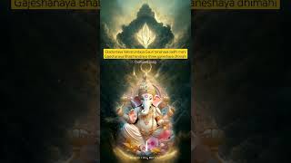 Discover the Divine Power of Ekadantaya Vakratundaya  youtubeshorts [upl. by Eshman]