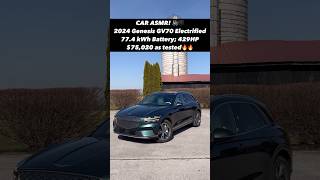 CAR ASMR Is the 2024 Genesis GV70 the Quietest Luxury EV SUV [upl. by Colbye661]