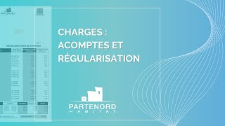 Charges  acomptes et régularisation [upl. by Petracca]