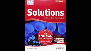 Solutions PreIntermediate Students Book  Unit 10 [upl. by Vinita]