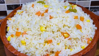 Como hacer arroz blanco perfecto fácil y rápido [upl. by O'Carroll]