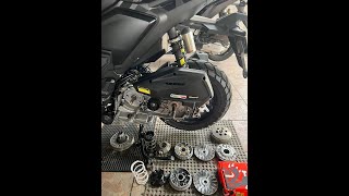 1st WMoto XDV pasang 12 Malossi CVT [upl. by Ecinrev]