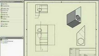 Autodesk Inventor 11 tutorial 33 quotSection Viewquot [upl. by Anica348]