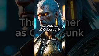 AI Generates The Witcher as Cyberpunk [upl. by Areek333]