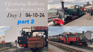 Episode 96 Ffestiniog Railway Bygones Weekend Day 1 Part 2 041024 [upl. by Sirah190]