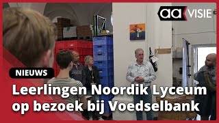 Leerlingen van het Noordik Lyceum bezoeken de voedselbank in Almelo [upl. by Mccallion]