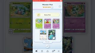 First Pokémon TCG Wonder Pick Bonus pokémon cards tcg subscribe like pokémontcgpocket cool [upl. by Marlowe445]