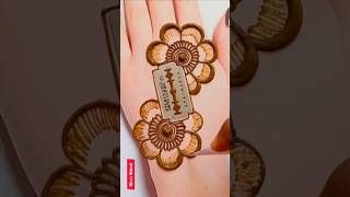 Easy mehndi design shorts mehndhidesign trendingshorts mehendidesign mehandi bridalmehndi [upl. by Nuajed347]