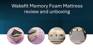 Wakefit ShapeSense Orthopedic Classic Memory Foam Mattress review and unboxing [upl. by Vashtee]