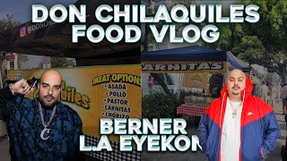 Best Chilaquiles in LA  Berner and Eye Try Don Chilaquiles  Food Vlog in Korea town [upl. by Ahsekan]