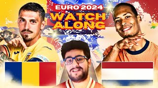 NETHERLANDS VS ROMANIA LIVE STREAM WATCHALONG EUROS LIVE STREAM WATCHALONG [upl. by Prudie]