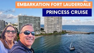 The Excitement of EMBARKATION Day  Regal Princess Caribbean Cruise January 2023 [upl. by Spalla]