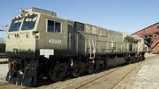 HighTech Locomotive For IndianRailways  4500 Horsepower WDG4G Testing at GE United States [upl. by Otiragram]