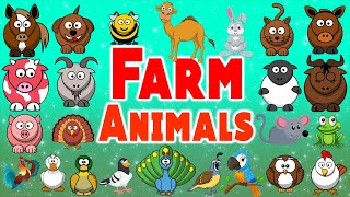 Farm Animal Sounds Song  Nursery Rhymes for Babies  LittleKidsTV [upl. by Volny]