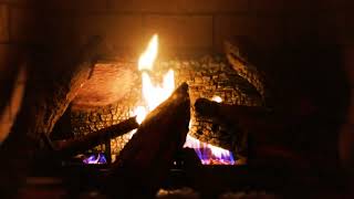 Yule Log Fireplace from FOX 5 NY 30 minutes of Christmas music [upl. by Ajile]