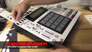 MPCstuffcom Faceplate Skin  Akai MPC  MPD  MPK  MASCHINE  Install [upl. by Lenora]