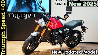 2025 Triumph Speed 400 Review  New Model Updates  Price amp Mileage [upl. by Oesile]