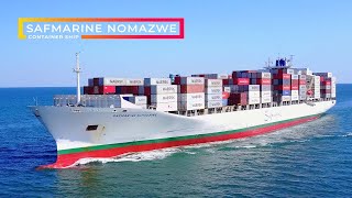 SAFMARINE NOMAZWE ⚓ Container Ship [upl. by Ayikin]