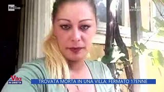 Trovata morta in una villa fermato 17enne  La Vita in diretta 27092024 [upl. by Enisaj]