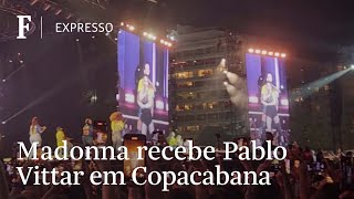 Madonna faz performance com Pablo Vittar e canta Like a Prayer em Copacabana [upl. by Bohannon64]