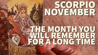 SCORPIO NOVEMBER TAROT READING YOU CAN FINALLY BE IN A RELATIONSHIP IF YOU DO THIS [upl. by Orfield266]