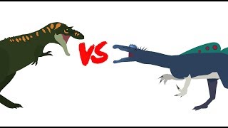 SNDA 12  Albertosaurus vs Ichthyovenator [upl. by Suirtemed618]