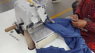 Blind Stitch Hemming Use Overlock MachineRonyMechanic [upl. by Yeldoow]