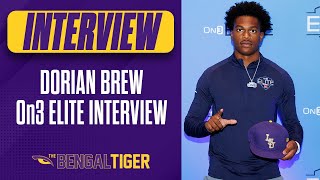 5star LSU legacy Dorian Brew high on the Tigers  Corey Raymonds push to join DBU [upl. by Nannette]