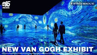 Immersive Van Gogh exhibit opens in Myrtle Beach [upl. by Hafital890]