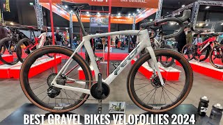 NEW Top 20 Best Gravel Bikes for 2024 DIFFERENT brands Part 2 of 2  Velofollies 2024 Kortrijk [upl. by Tova]