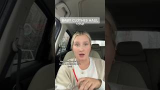 Today is whack 😂 haul clothinghaul babyfever babyclothes momtok wendys Foodie haul carchat [upl. by Nuhsyar]