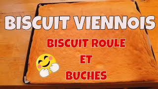 BISCUIT VIENNOIS  Génoise Roulée  IDÉAL pour les bûches et gâteaux roulés   Spicynthia [upl. by Sekofski]